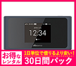 【法人限定】【30日レンタルパック】ドコモ HW-01L
